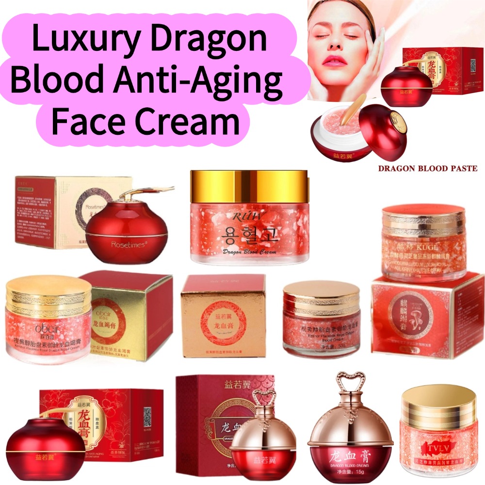 Luxury Skincare Anti Aging - Lüks Ejderha Kanı Yaşlanma Karşıtı Yüz