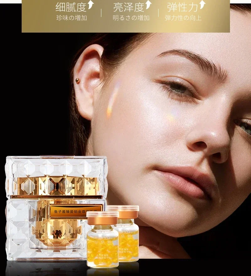 Luxury Skincare Anti Aging - Platin Nadir Lüks Havyar Bakım Seti