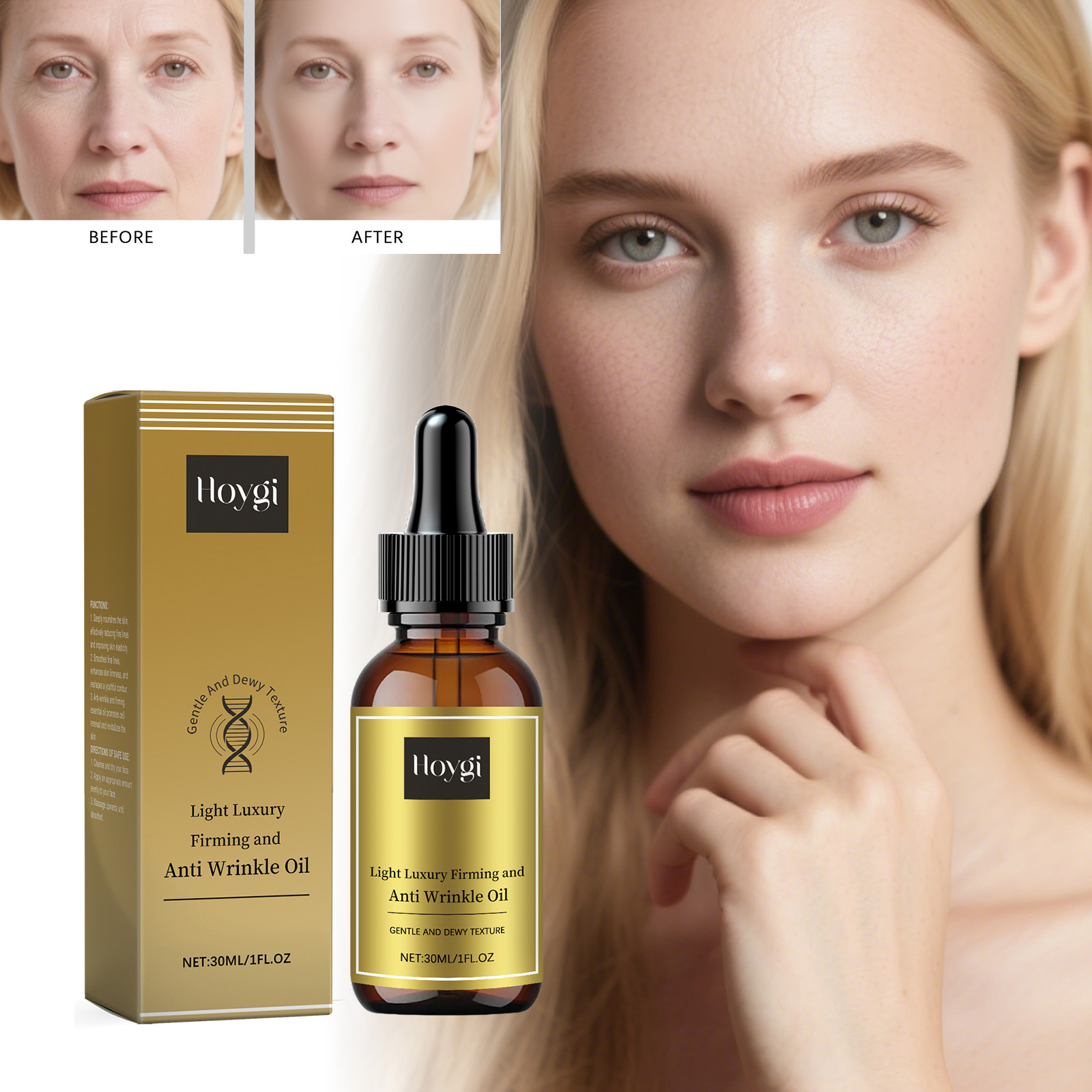 Luxury Skincare For Women - Sıkılaştırıcı Yüz Bakım Yağı Kırışıklık Karşıtı