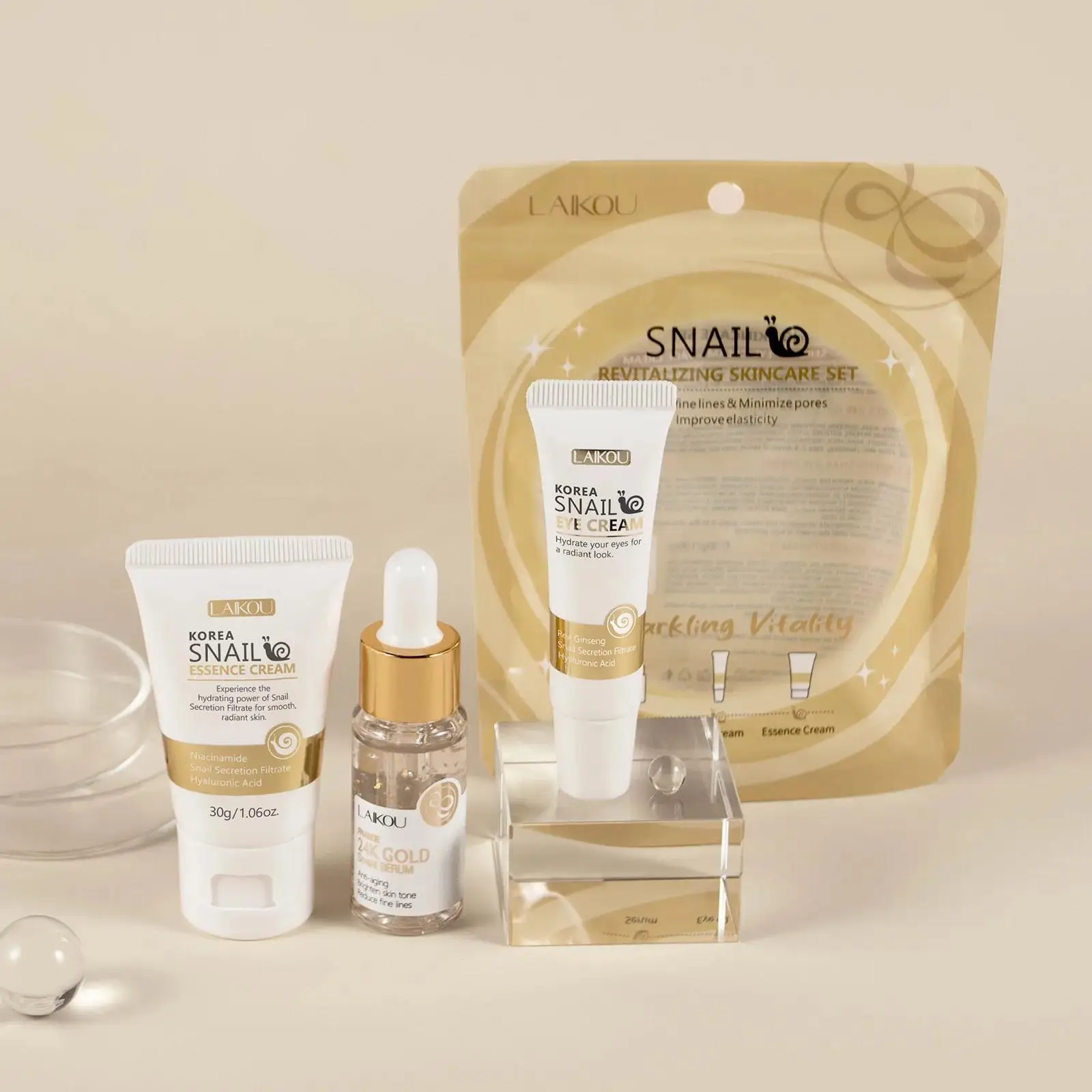 24 Ayar Altın Salyangoz Onarıc - Luxury Skincare For Women incelemesi ve fiyatı