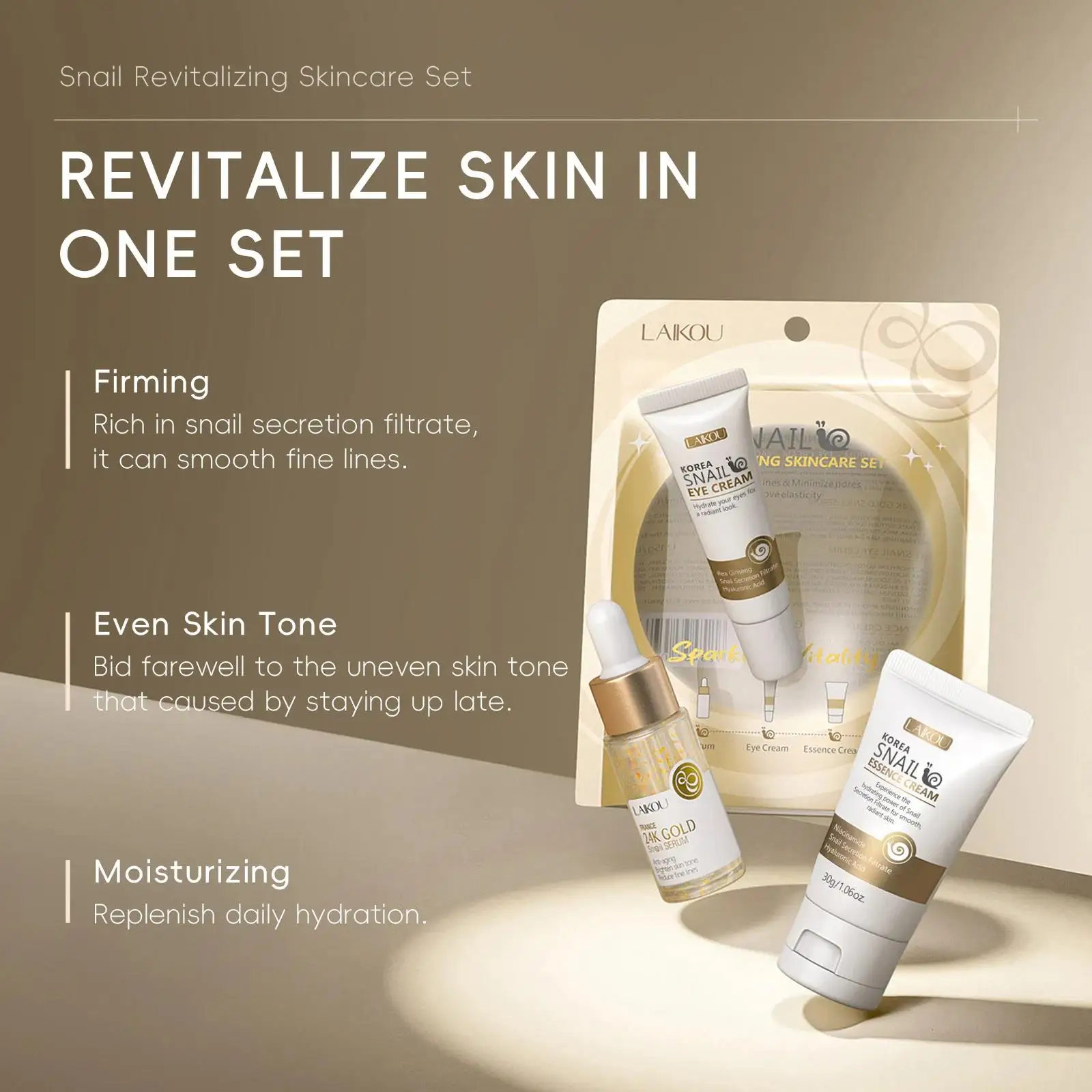 24 Ayar Altın Salyangoz Onarıc - Luxury Skincare For Women incelemesi ve fiyatı
